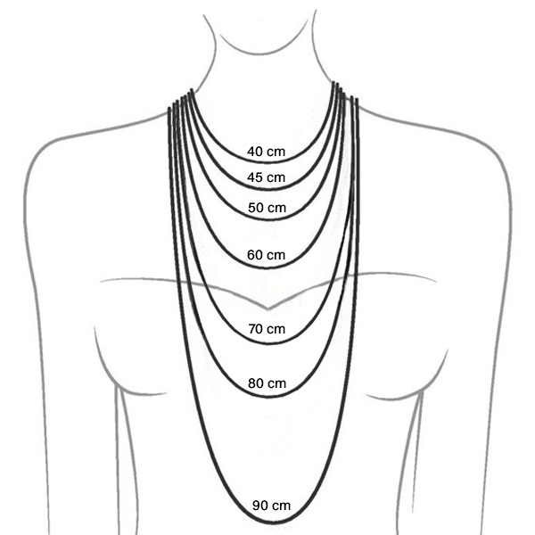Storleksguide - halsband (dam)